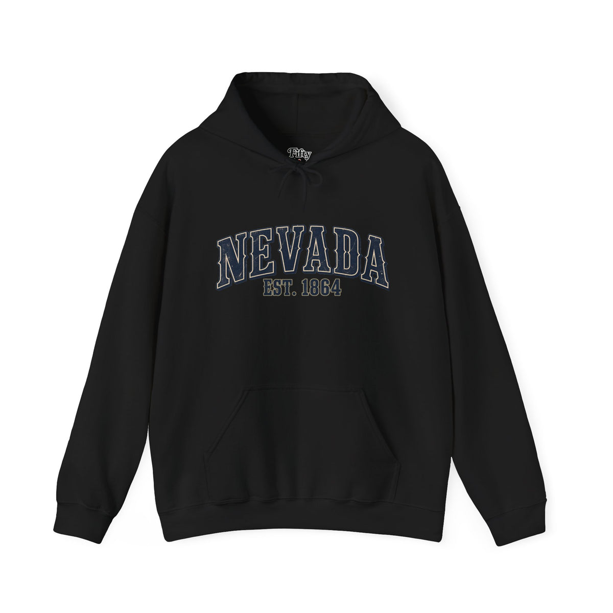 Nevada Est 1864 Unisex Hoodie State Name Graphic