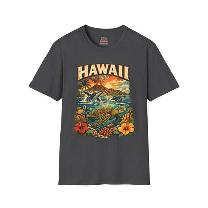 Hawaii Wildlife Unisex Softstyle T Shirt State Pride Graphic Tee Collections FS03