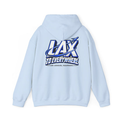 Lax To Everywhere Los Angeles Unisex Hoodie Graphic