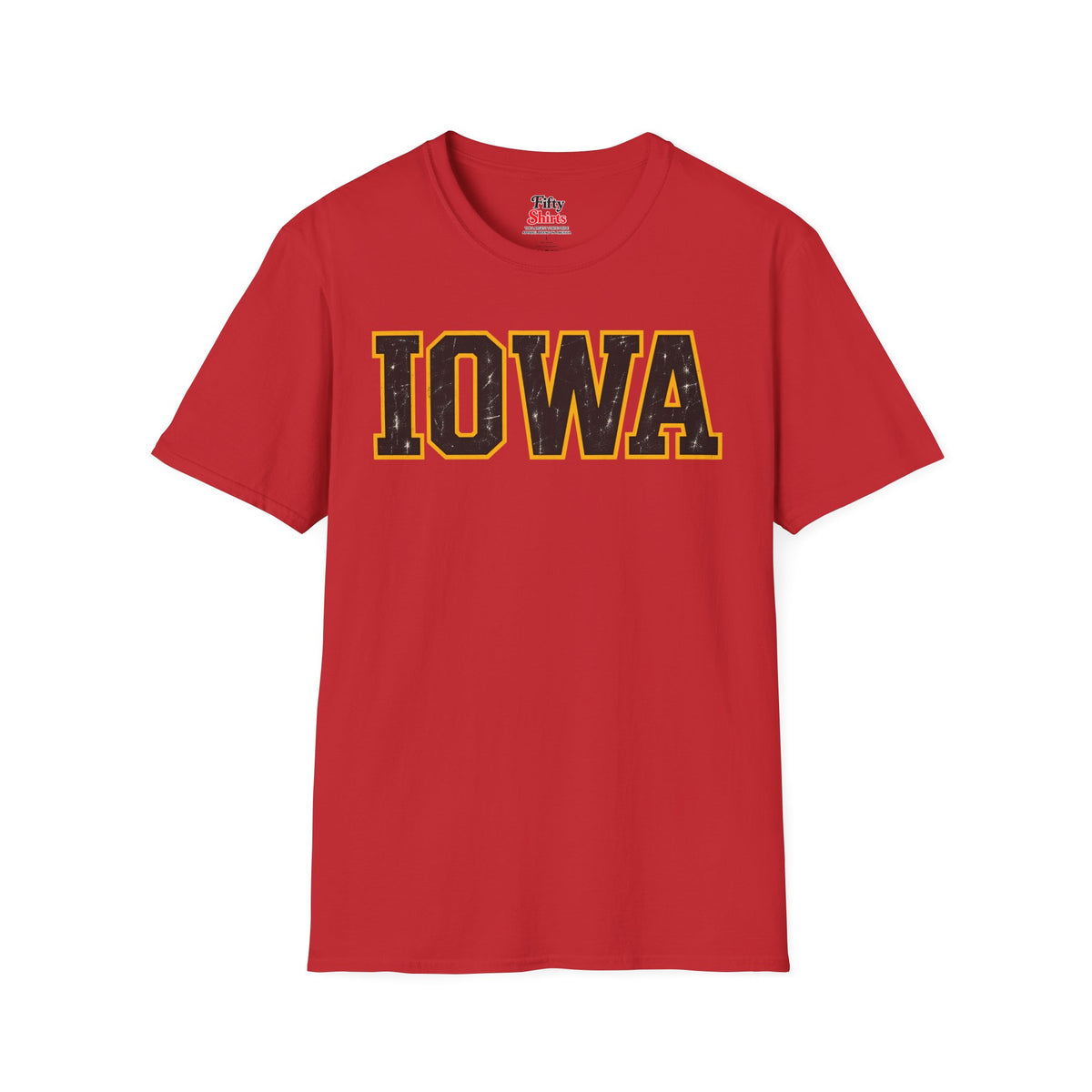 Iowa Unisex Softstyle T Shirt State Name Graphic Tee