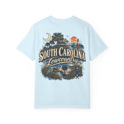 South Carolina Lowcountry Unisex Comfort Color 1717 Streetwear Graphic Tee
