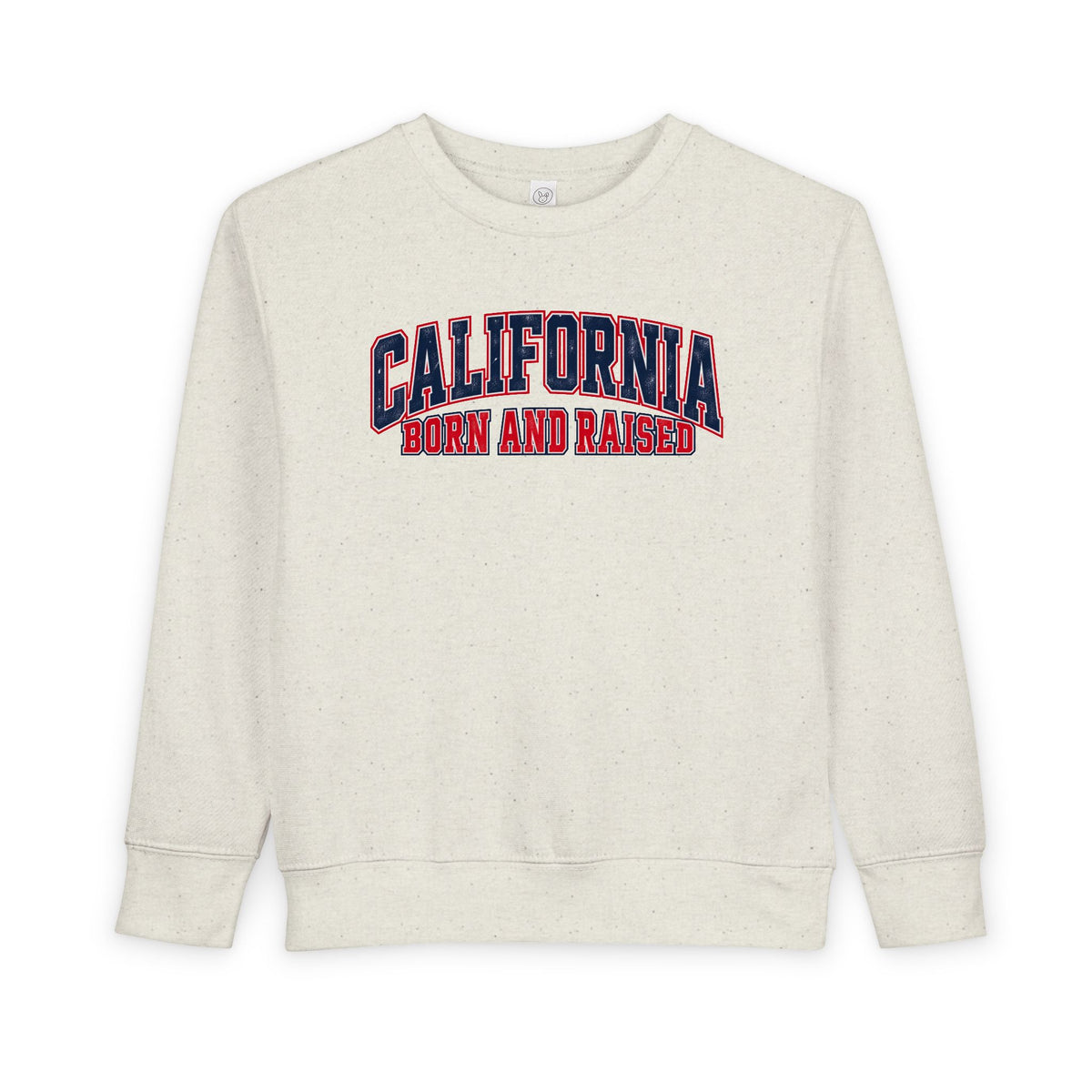 California Born and Raised Vintage Athletic Heritage Unisex Toddler Sweatshirt