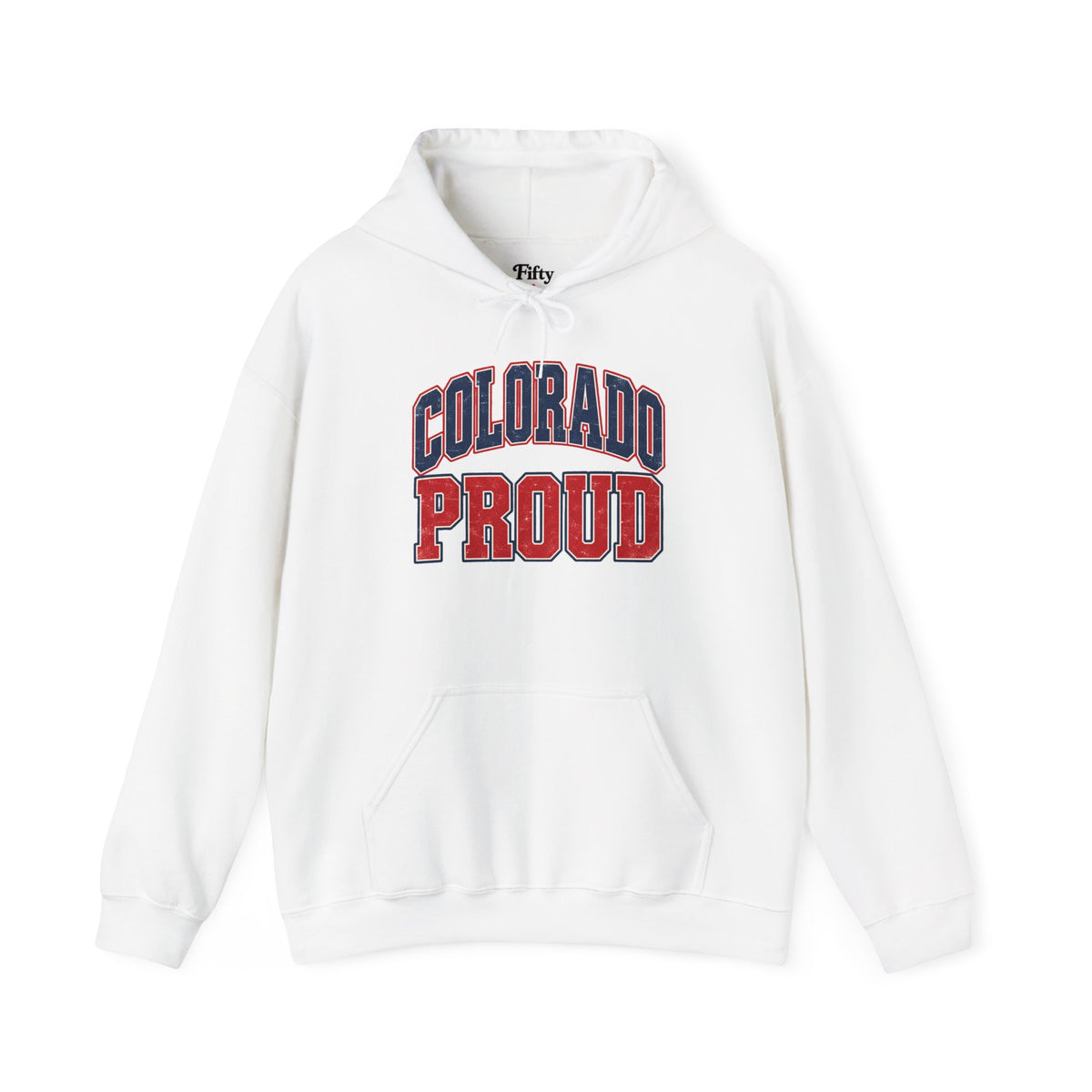 Colorado Proud Unisex Hoodie State Name Graphic