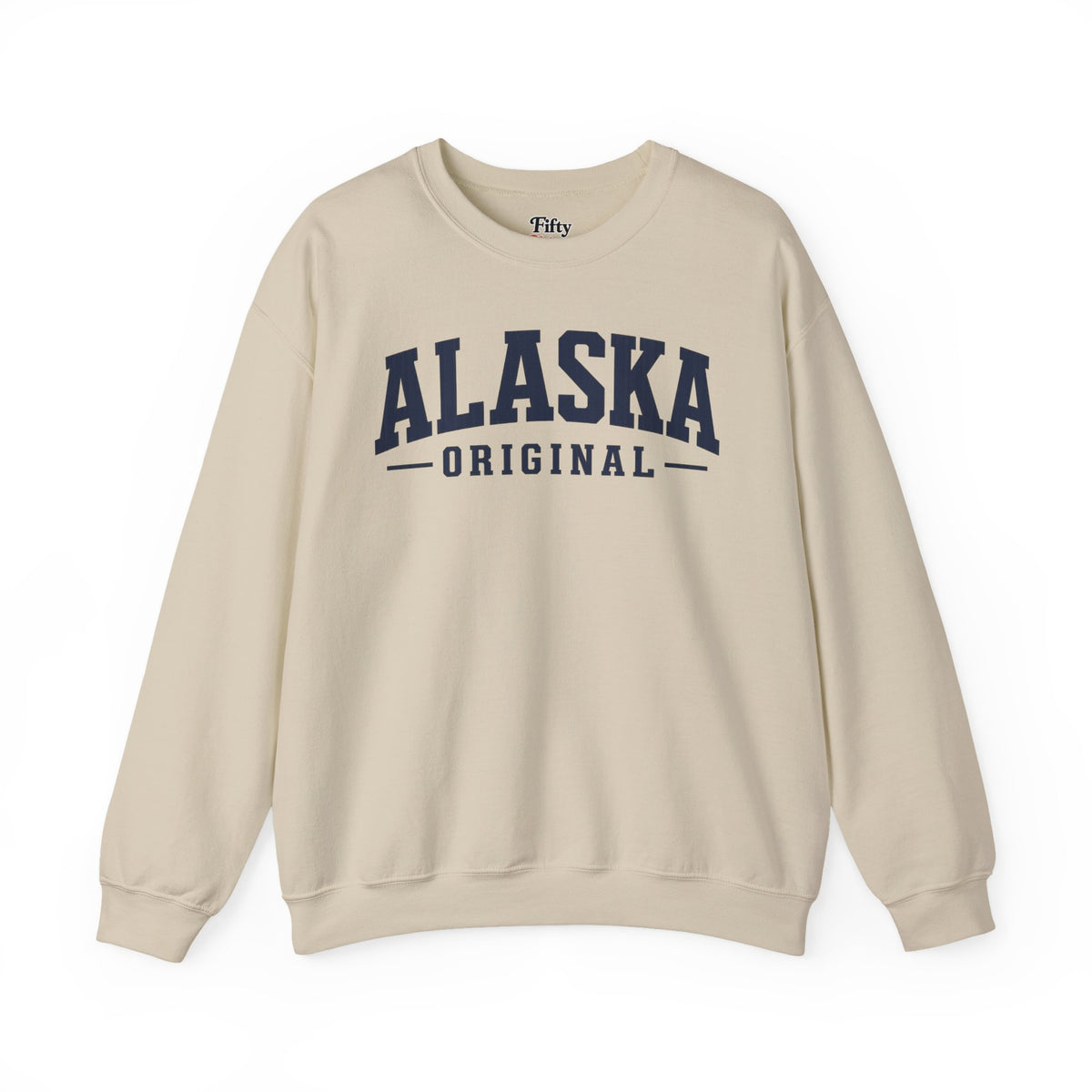 Alaska Original Unisex Crewneck Sweatshirt State Name Graphic