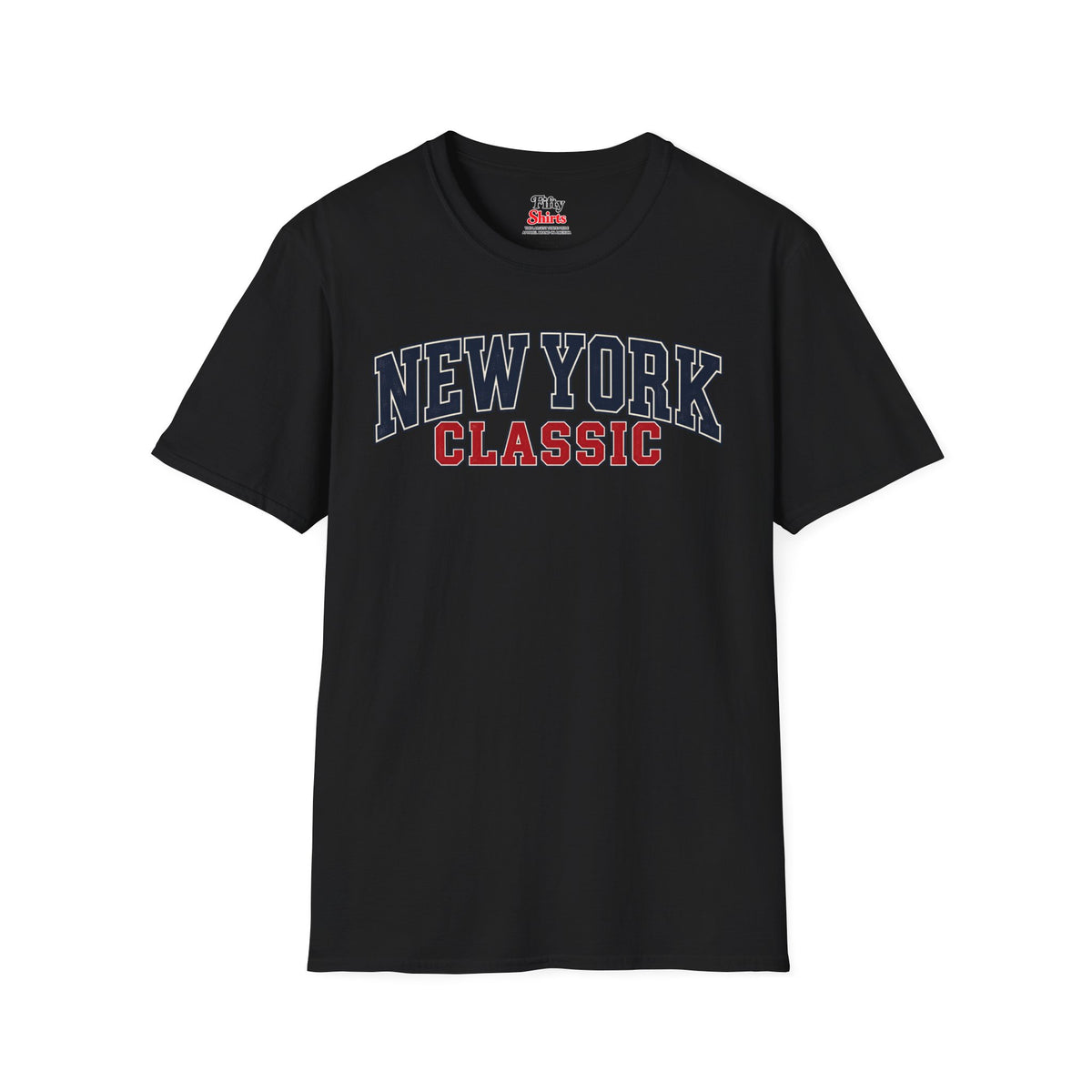 New York Classic Unisex Softstyle T Shirt State Name Graphic Tee