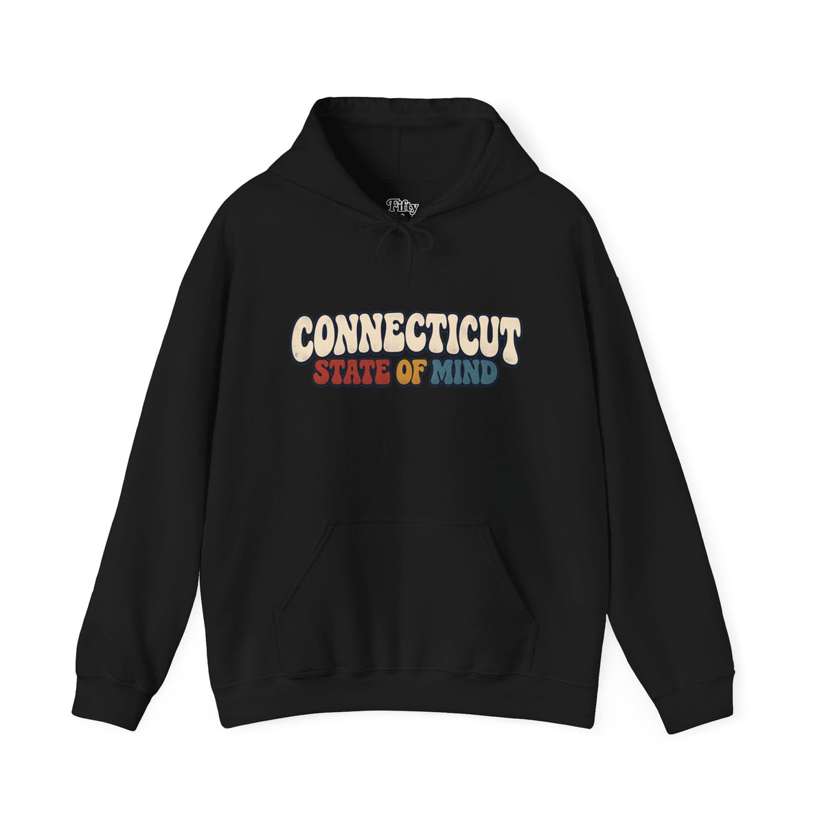 Connecticut State of Mind Unisex Hoodie State Name Graphic