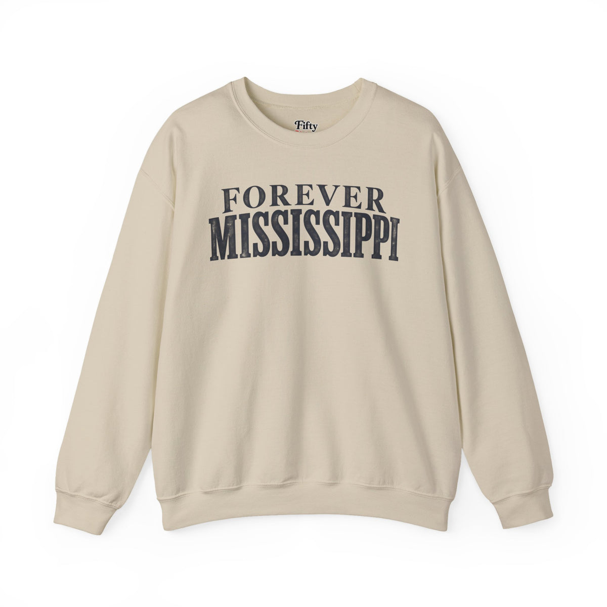 Forever Mississippi Unisex Crewneck Sweatshirt State Name Graphic