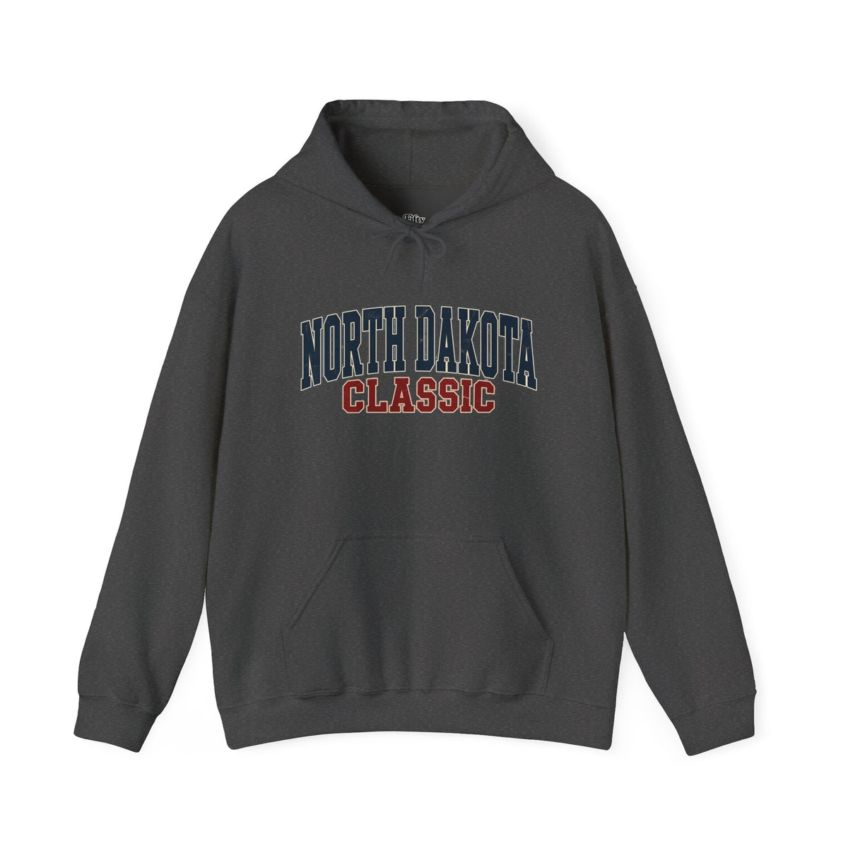 North Dakota Classic Unisex Hoodie State Name Graphic