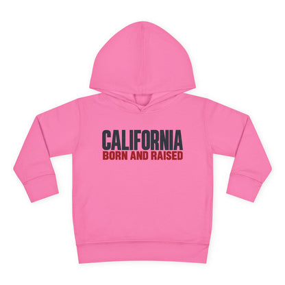 California Born and Raised Minimal Modern Unisex Toddler Pullover Fleece Hoodie