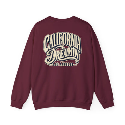 California Dreamin’ Los Angeles Unisex Crewneck Sweatshirt Graphic