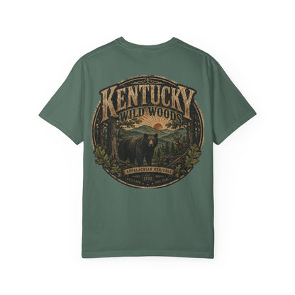Kentucky Wild Woods Unisex Comfort Color 1717 Streetwear Graphic Tee