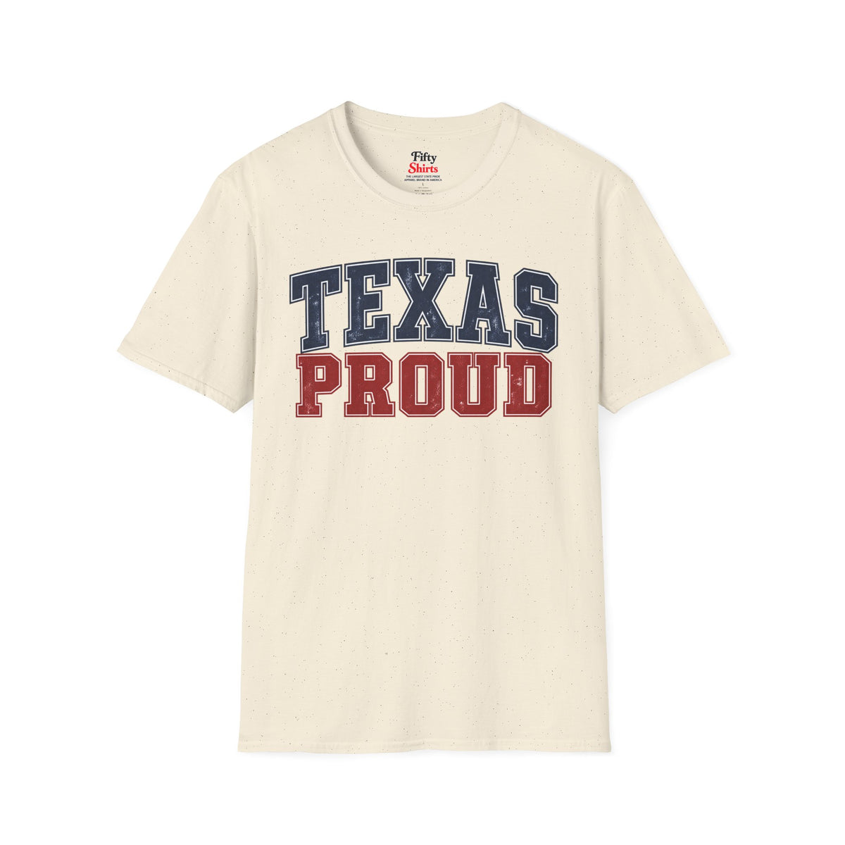 Texas Proud Unisex Softstyle T Shirt State Name Graphic Tee