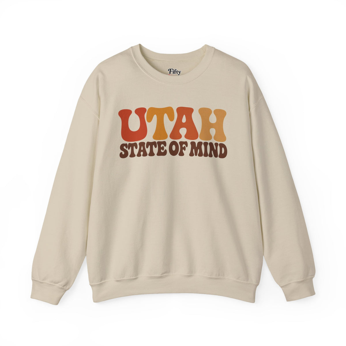 Utah State Of Mind Unisex Crewneck Sweatshirt State Name Graphic