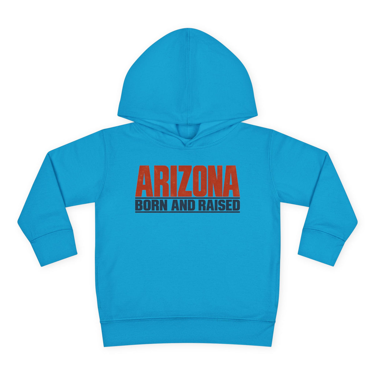 Arizona Born and Raised Modern Streetwear Unisex Toddler Pullover Fleece Hoodie