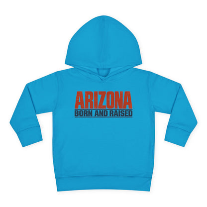 Arizona Born and Raised Modern Streetwear Unisex Toddler Pullover Fleece Hoodie