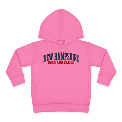 New Hampshire Born and Raised Minimal Heritage Unisex Pullover Fleece Hoodie