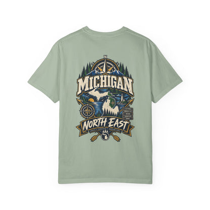Michigan North East Unisex Comfort Color 1717 Streetwear Graphic Tee