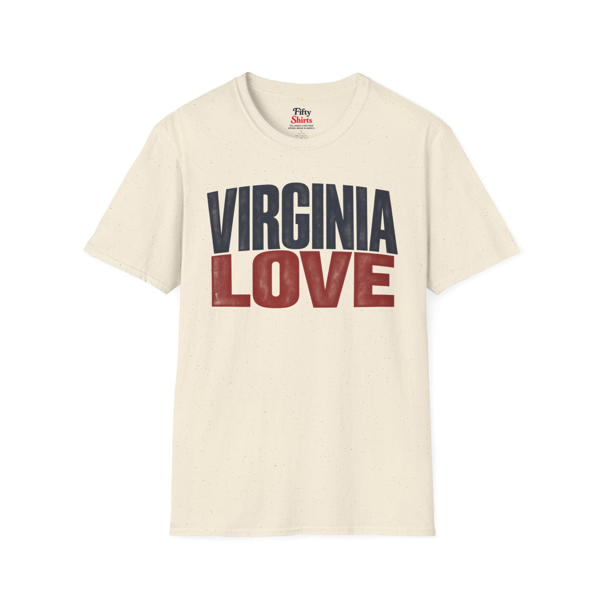 Virginia Love Unisex Softstyle T Shirt State Name Graphic Tee