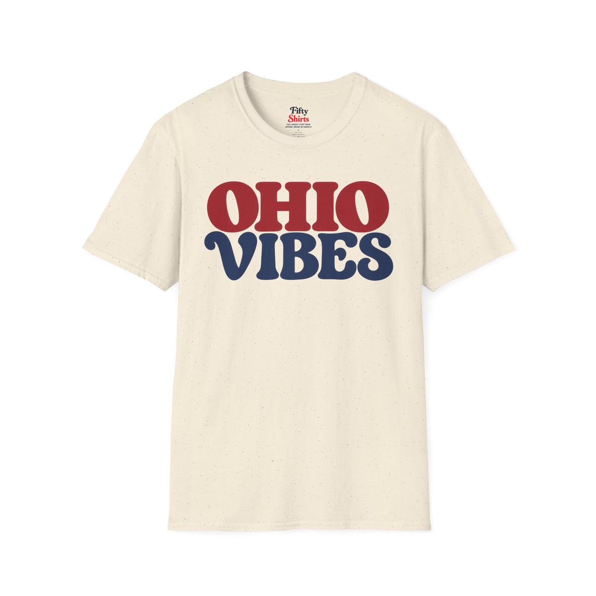 Ohio Vibes Unisex Softstyle T Shirt State Name Graphic Tee