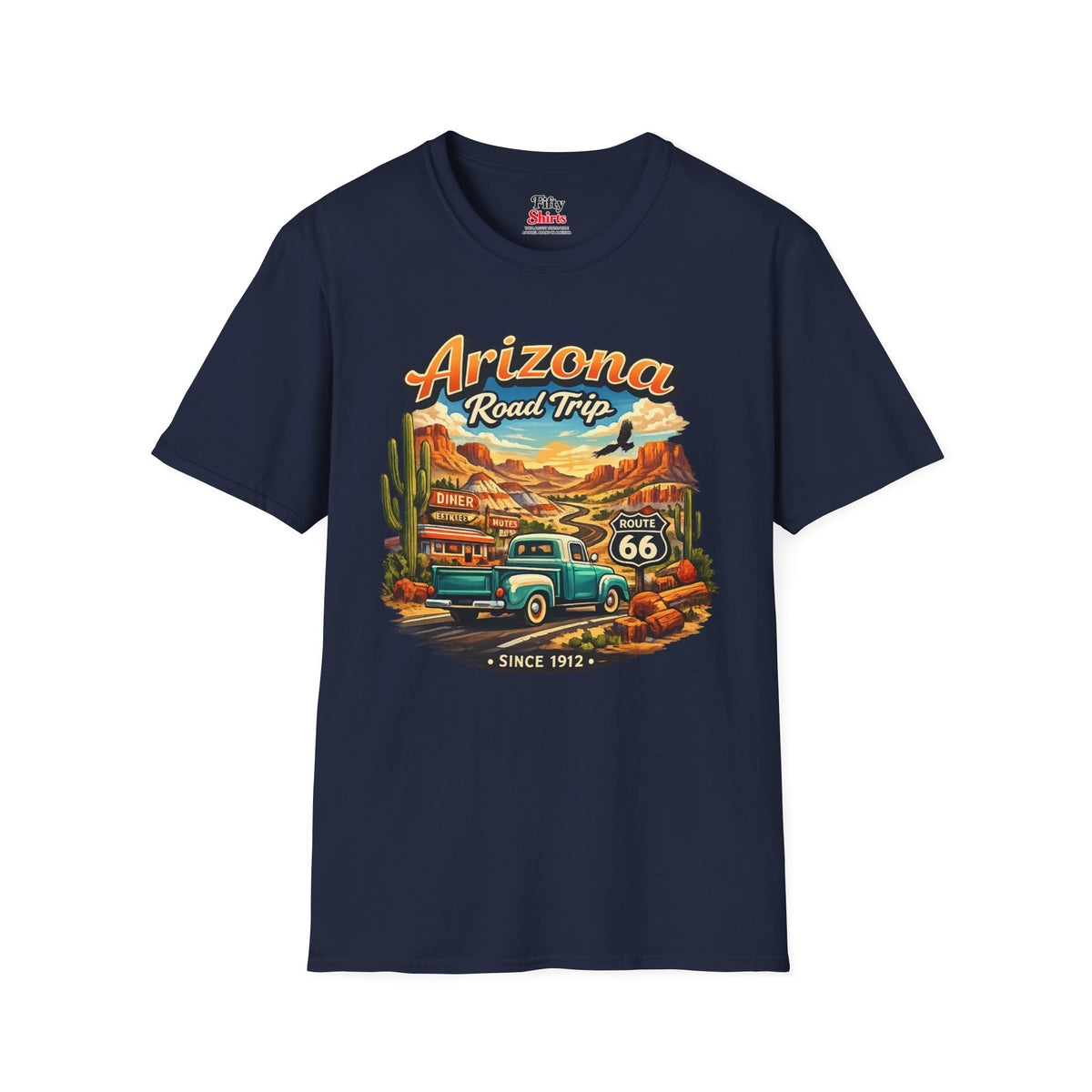 Arizona Roadtrip Unisex Softstyle T Shirt State Pride Graphic Tee Collections FS03