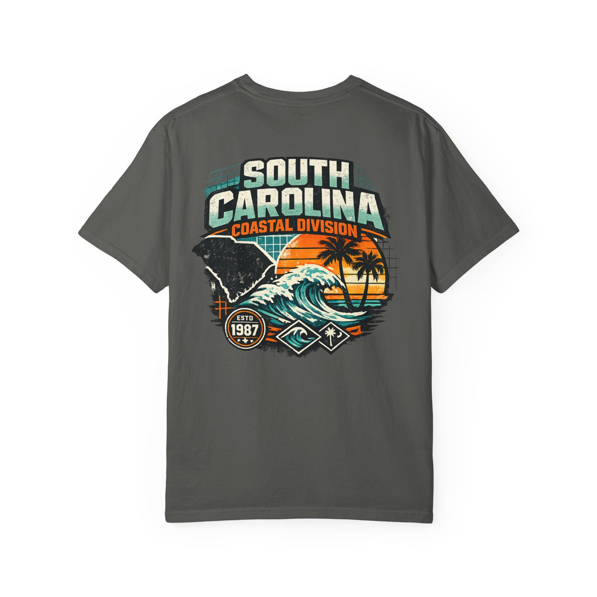 South Carolina Coastal Division Unisex Comfort Color 1717 Streetwear Graphic Tee