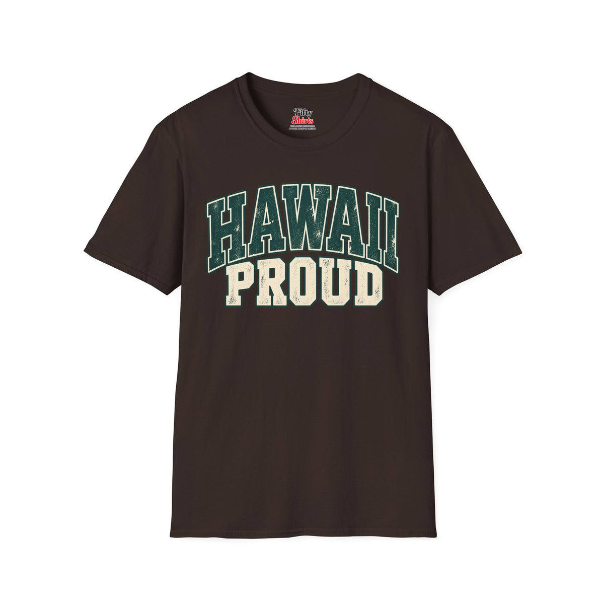 Hawaii Proud Unisex Softstyle T Shirt State Name Graphic Tee