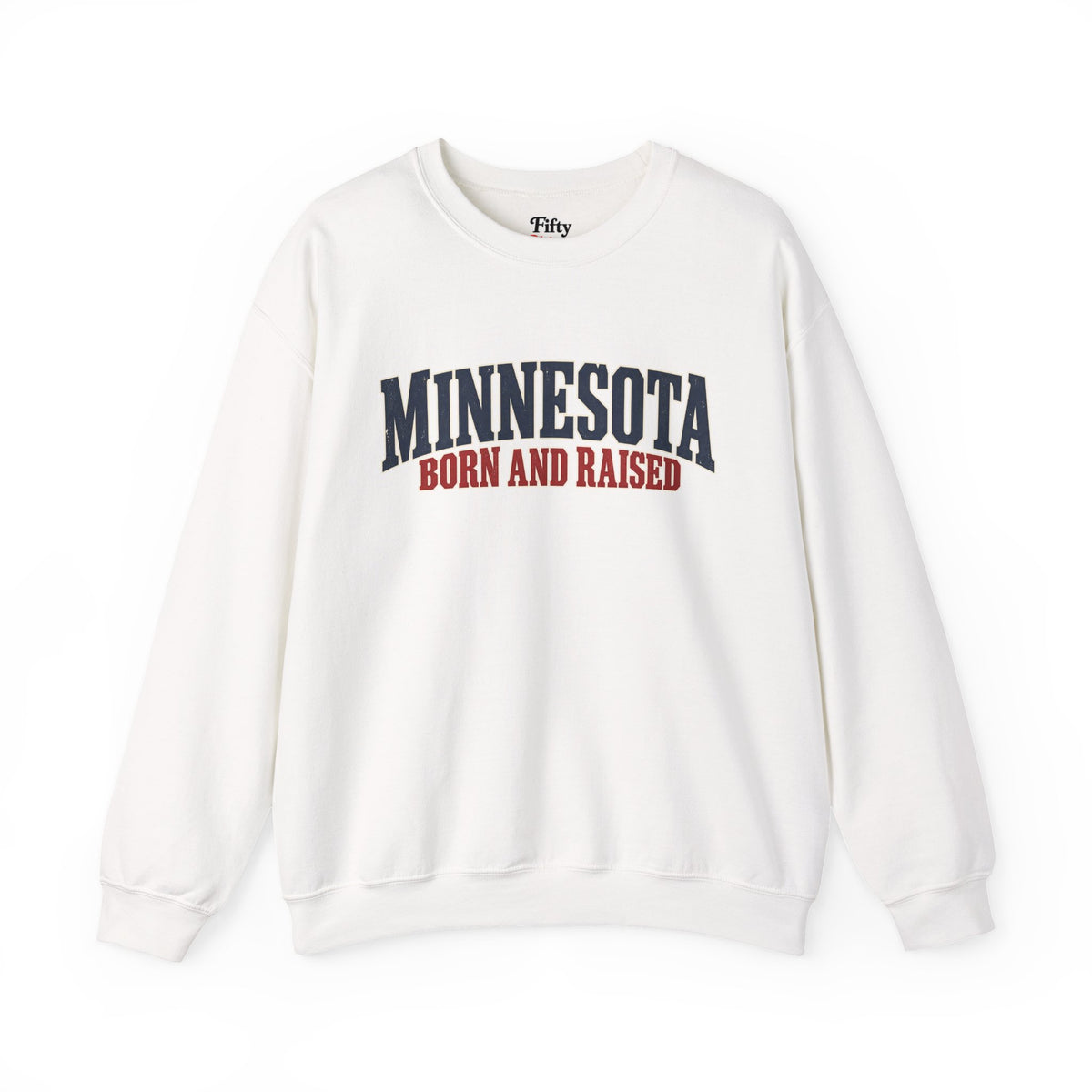 Minnesota Born and Raised Premium Northwoods Unisex Sweatshirt Graphic