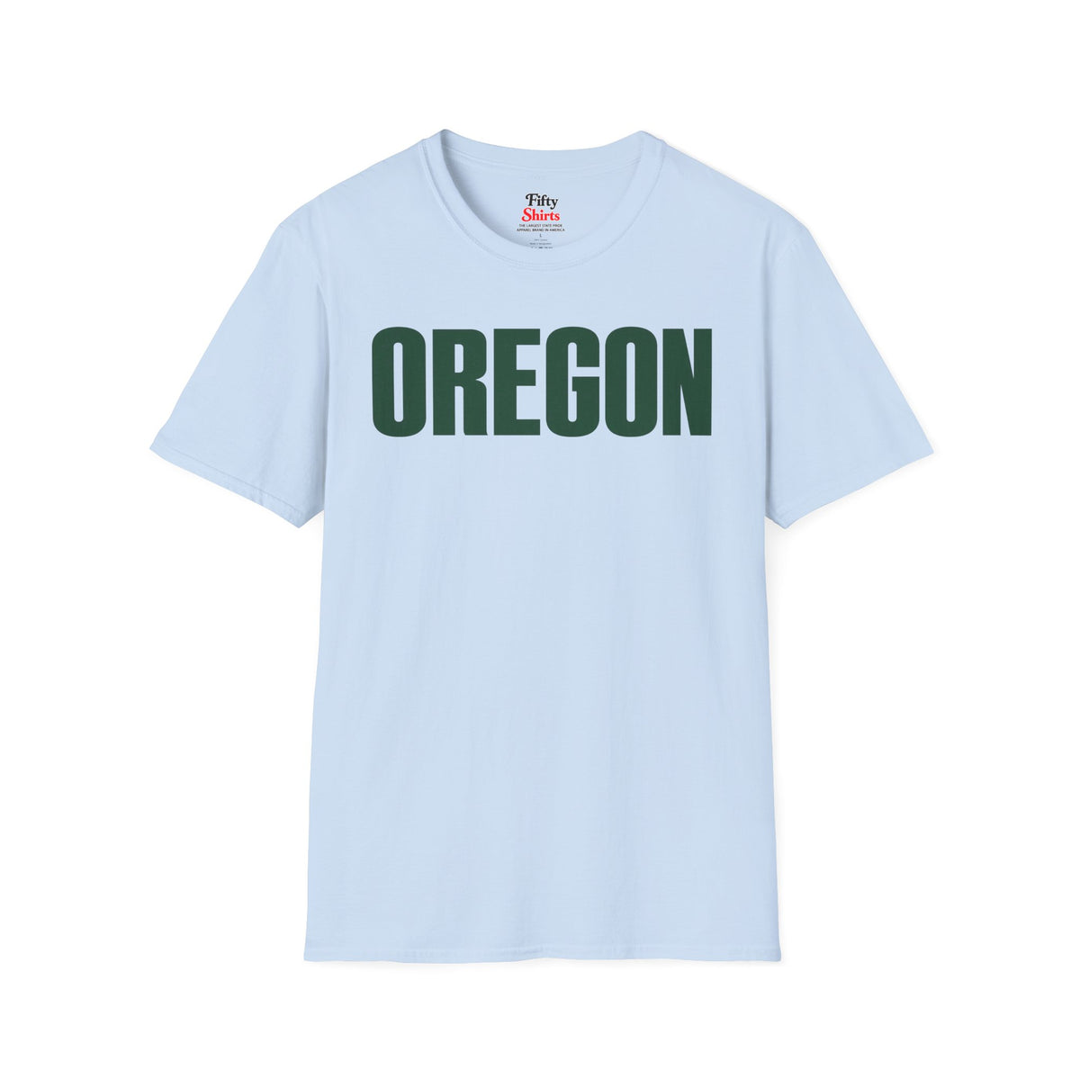 Oregon Unisex Softstyle T Shirt State Name Graphic Tee