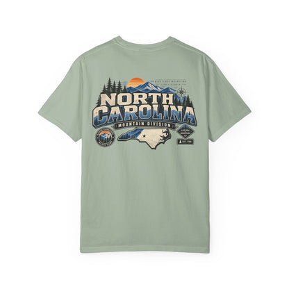 North Carolina Mountain Division Unisex Comfort Color 1717 Streetwear Graphic Tee