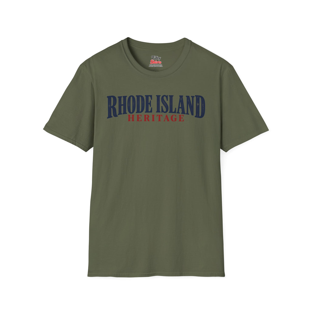 Rhode Island Heritage Unisex Softstyle T Shirt State Name Graphic Tee