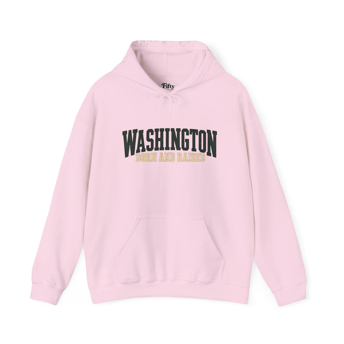 Washington Born and Raised Pacific Northwest Heritage Unisex Hoodie Graphic