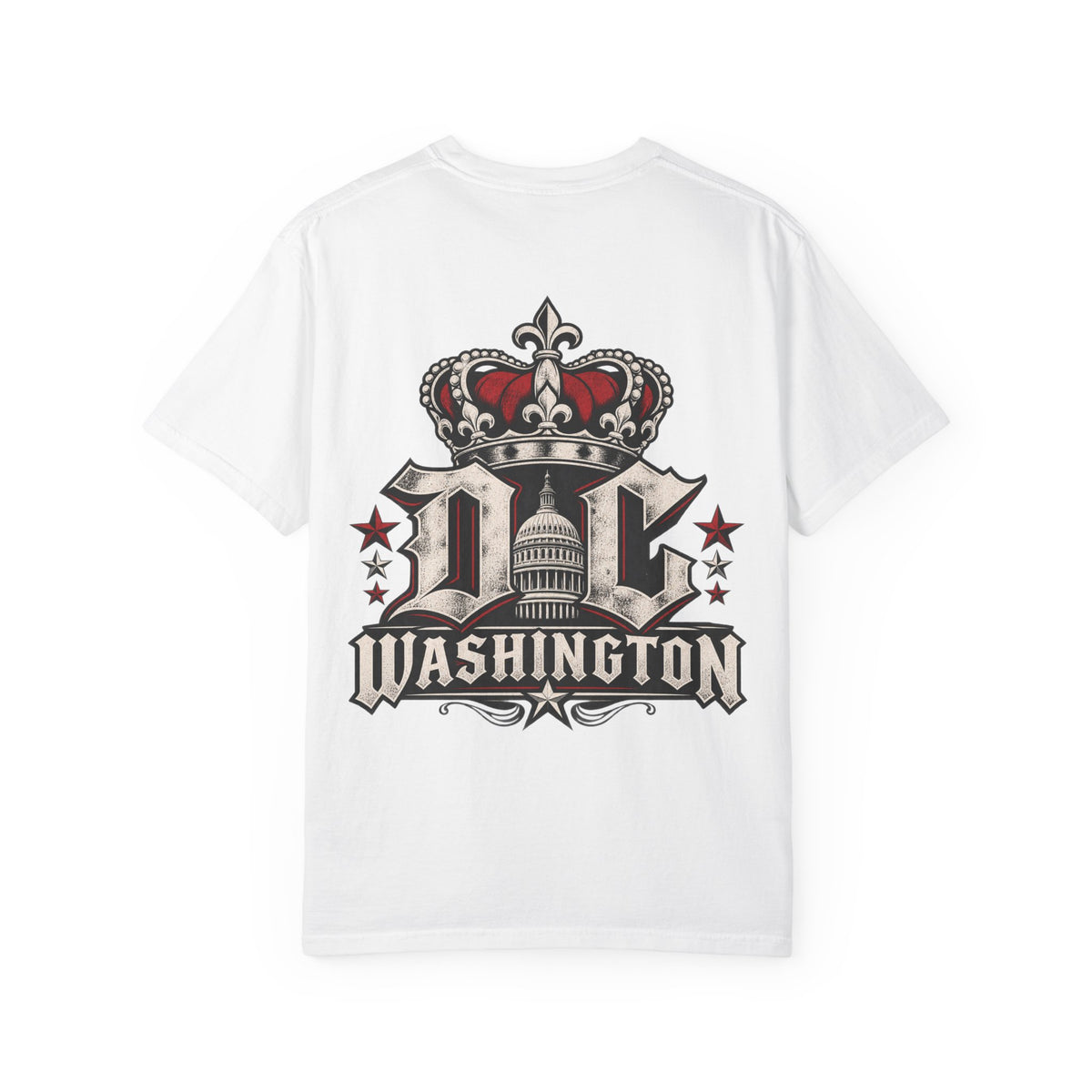 Washington DC Crown Unisex Comfort Color 1717 Streetwear Graphic Tee