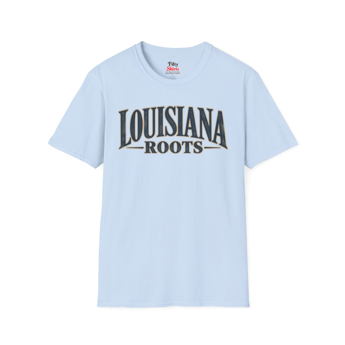 Louisiana Roots Unisex Softstyle T Shirt State Name Graphic Tee