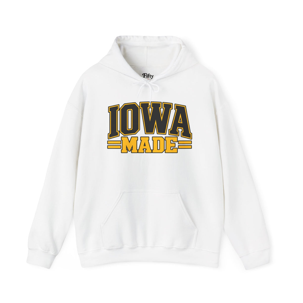 Iowa Made Unisex Hoodie State Name Graphic