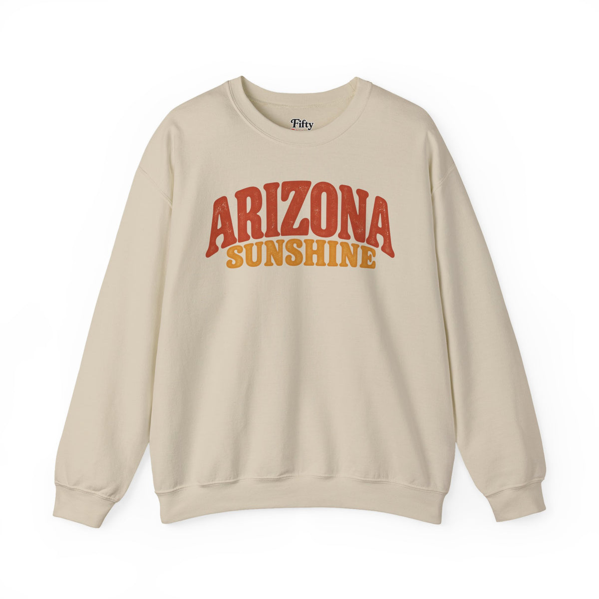 Arizona Sunshine Unisex Crewneck Sweatshirt State Name Graphic