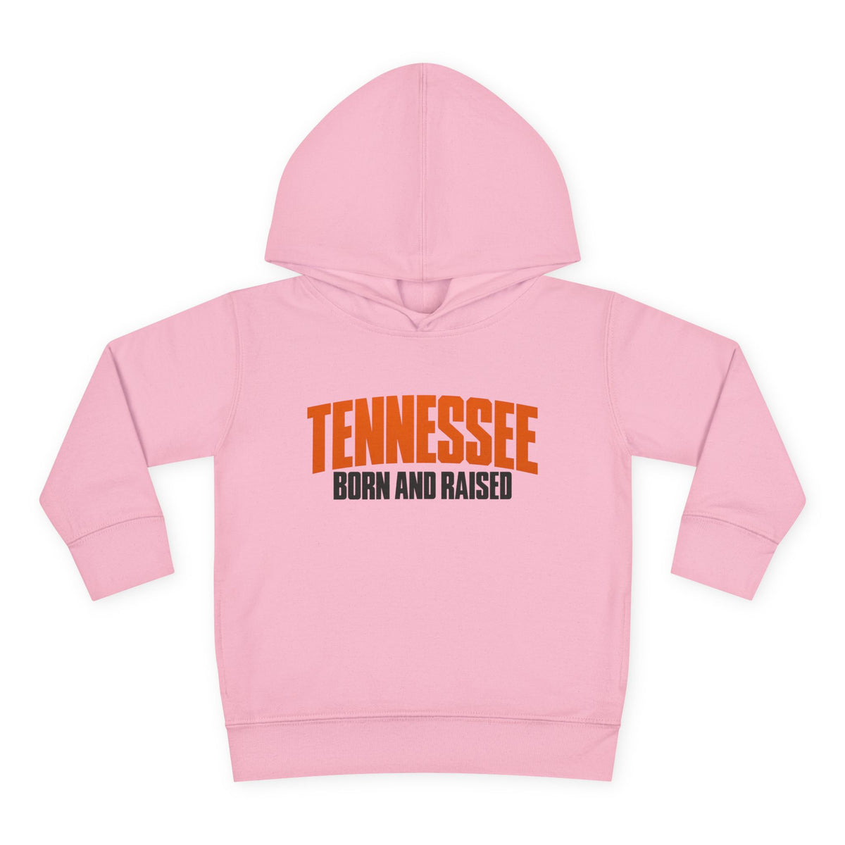 Tennessee Born and Raised Modern Southern Streetwear Unisex Toddler Pullover Fleece Hoodie
