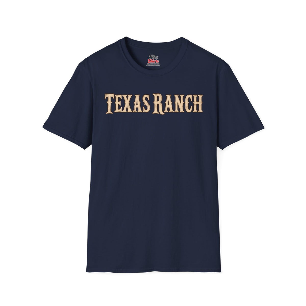 Texas Ranch Unisex Softstyle T Shirt State Name Graphic Tee