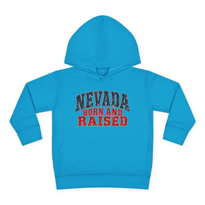 Nevada Born and Raised Desert Heritage Unisex Toddler Pullover Fleece Hoodie