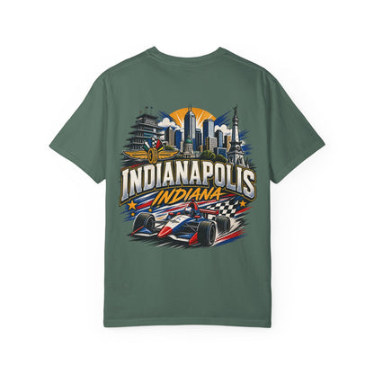 Indianapolis Indiana Unisex Comfort Color 1717 Streetwear Graphic Tee