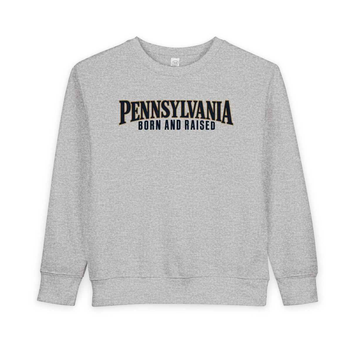 Pennsylvania Born and Raised Premium Heritage Unisex Toddler Sweatshirt