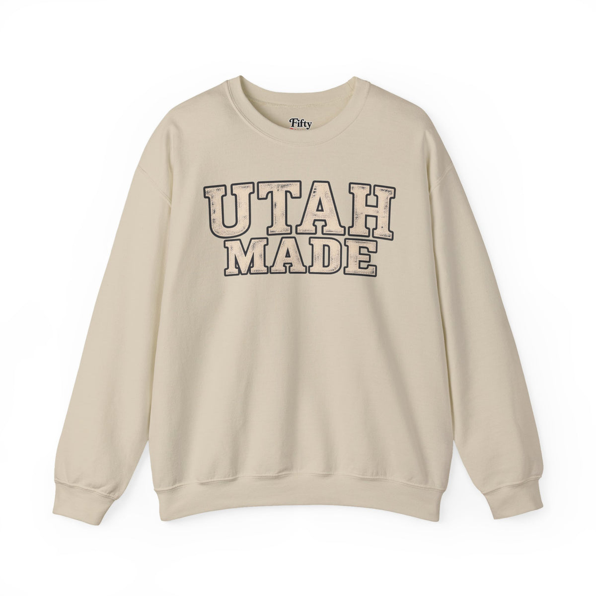 Utah Made Unisex Crewneck Sweatshirt State Name Graphic