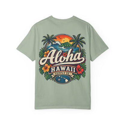 Hawaii Aloha Supply Co Unisex Comfort Color 1717 Streetwear Graphic Tee