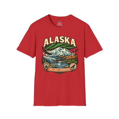 Alaska The Last Frontier Adventure Unisex Softstyle T Shirt State Pride Graphic Tee Collections FS03