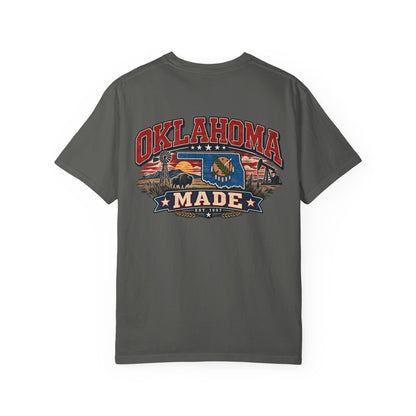 Oklahoma Made Unisex Comfort Color 1717 Streetwear Graphic Tee