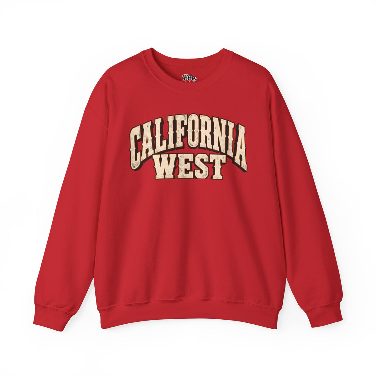 California West Unisex Crewneck Sweatshirt State Name Graphic