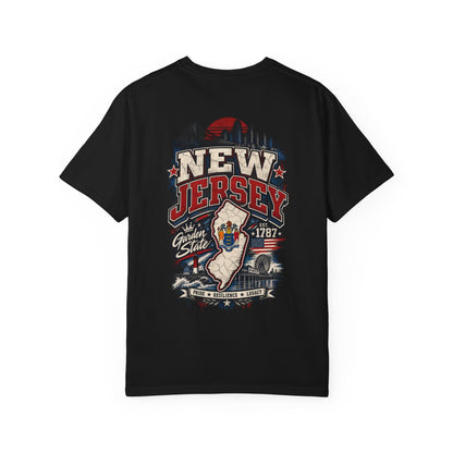 New Jersey Street Legacy Unisex Comfort Color 1717 Streetwear Graphic Tee