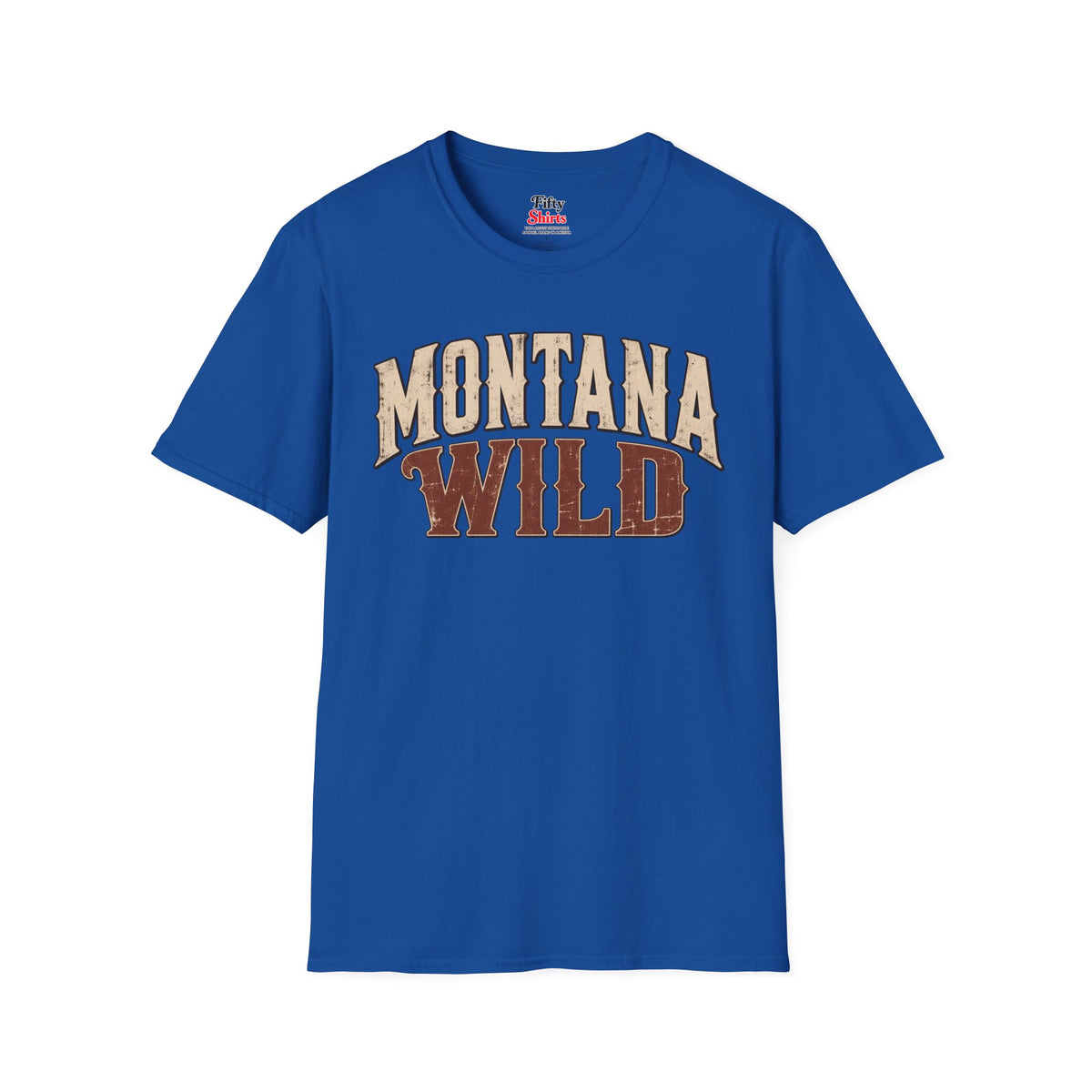 Montana Wild Unisex Softstyle T Shirt State Name Graphic Tee