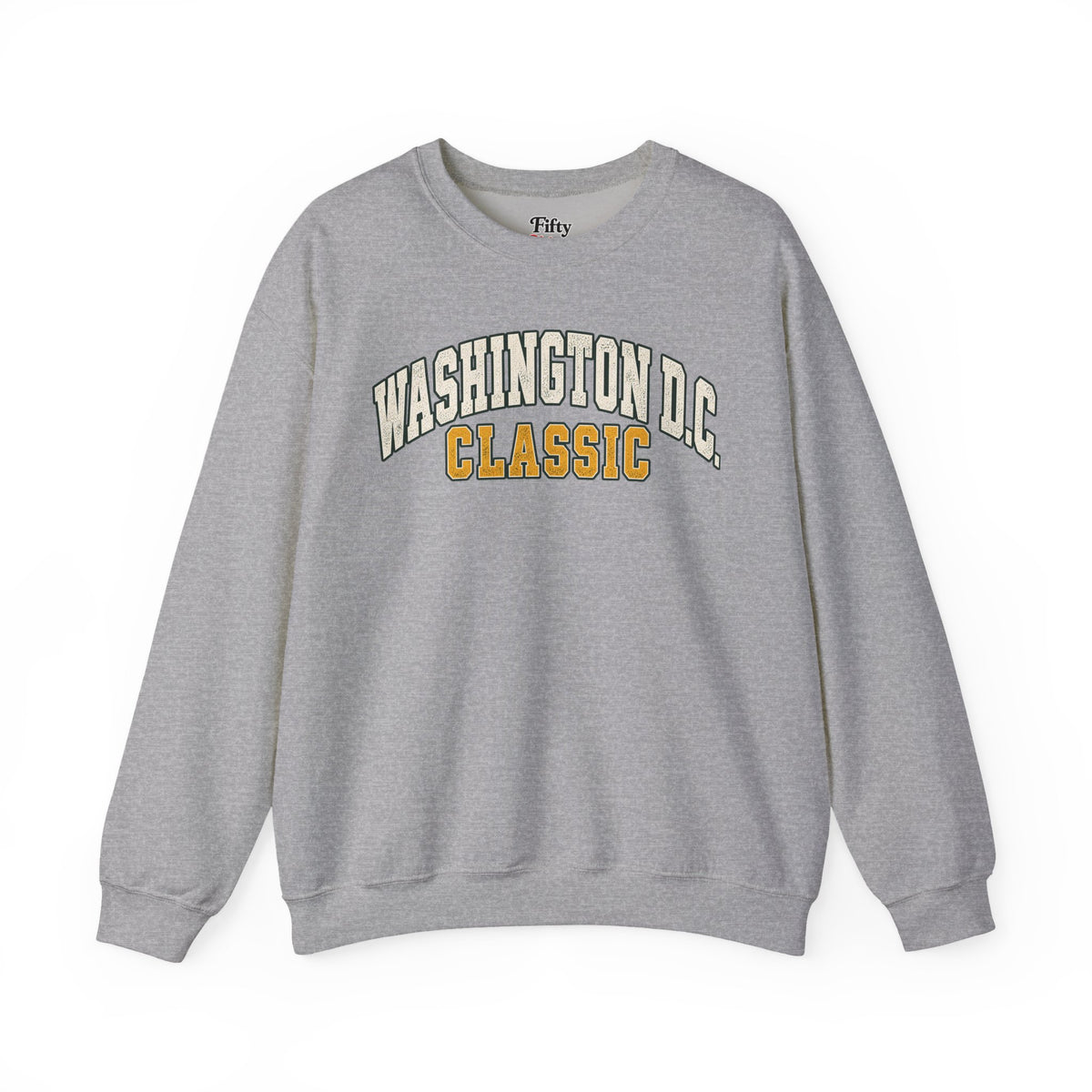 Washington DC Classic Unisex Crewneck Sweatshirt State Name Graphic