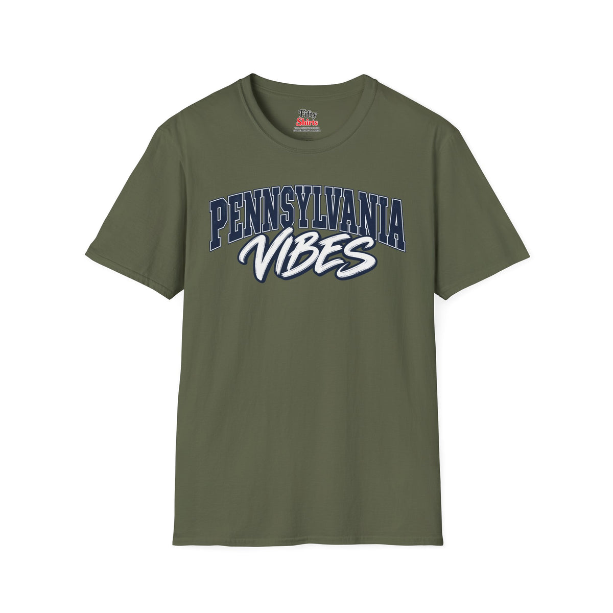 Pennsylvania Vibes Unisex Softstyle T Shirt State Name Graphic Tee