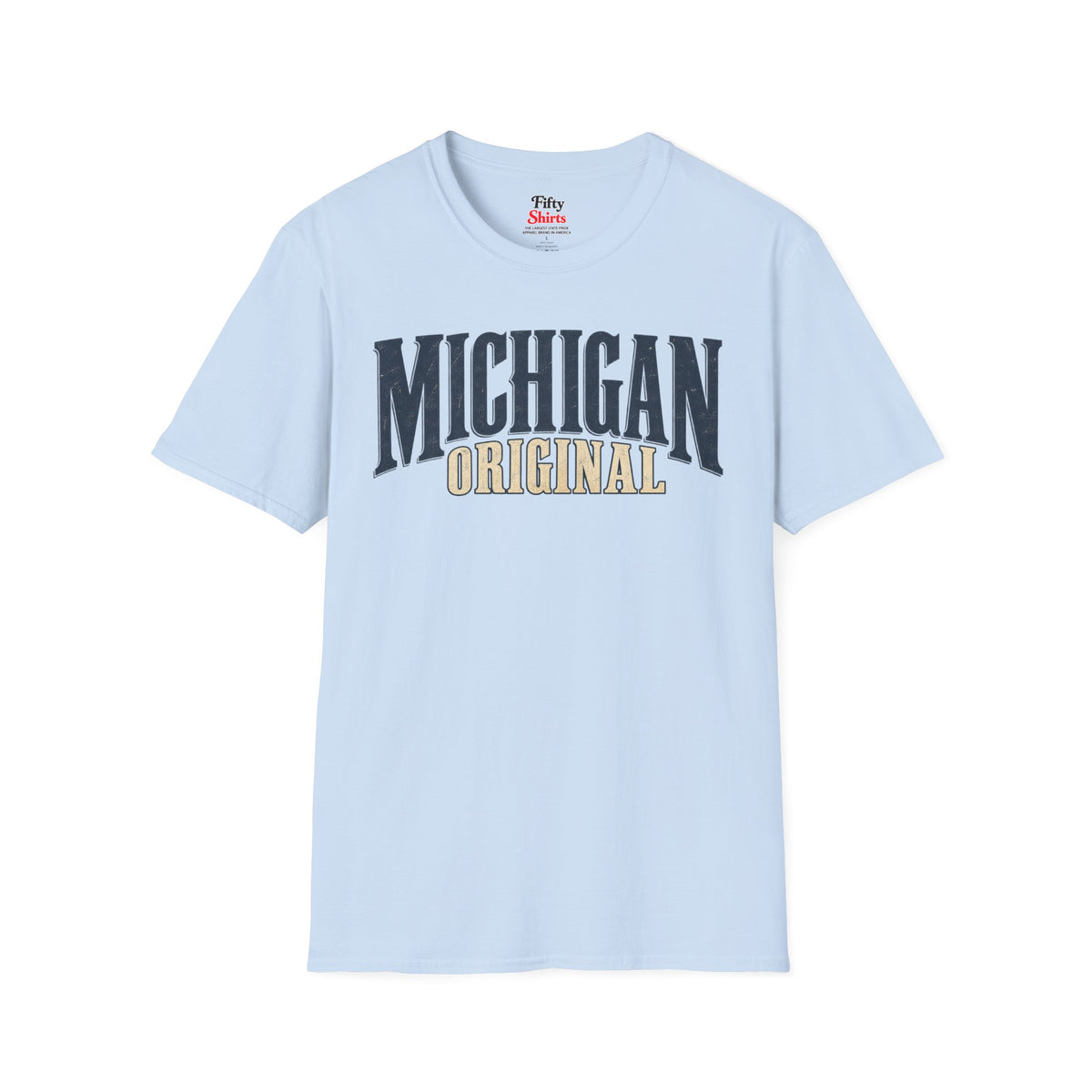 Michigan Original Unisex Softstyle T Shirt State Name Graphic Tee